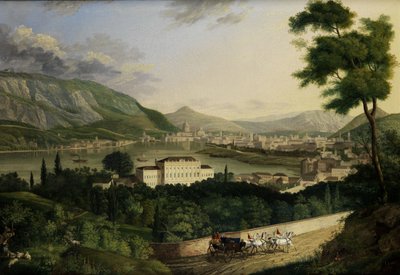 View of Como by Sandor Brodszky